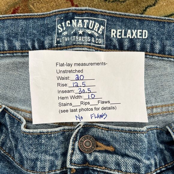 Levi’s 550 Relaxed Fit Blue Denim Jeans Dark Big & Tall Men’s 40x30 - Picture 6 of 7